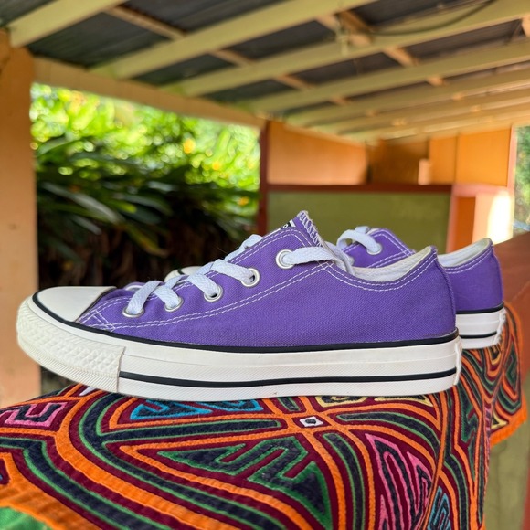 Converse Chuck Taylor All Star Low-Top Sneakers Electric Purple 137837 Womens 6‎ - Picture 7 of 7